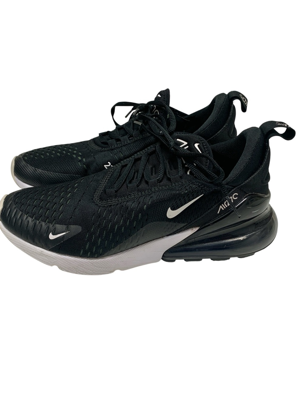 NIKE Air Max 270 Women’s Black White Athletic Lifestyle Shoes AH6789-001 Size 9